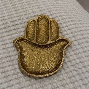 Gold Hamsa Trinket Dish